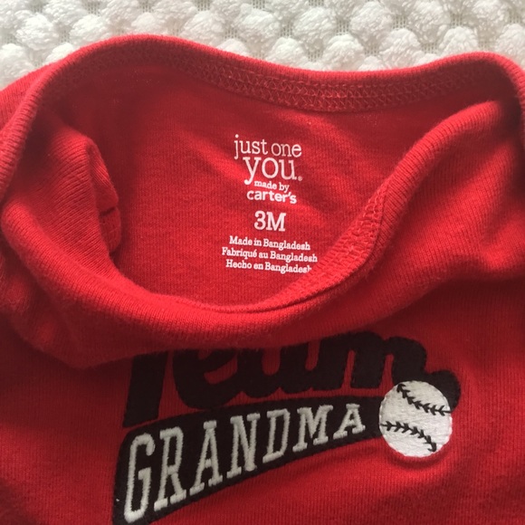CARTER’S Team a Grandma ONESIE Size 3 month NWOT - Picture 2 of 4